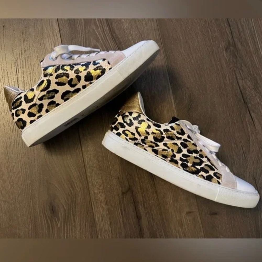 Zadig and Voltaire Wild Metallic Low Top Sneakers